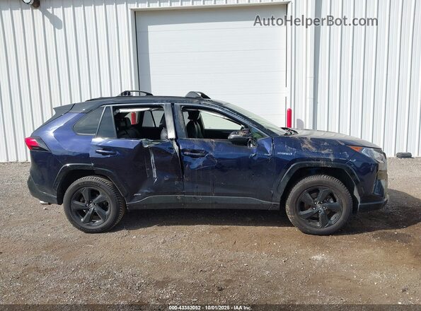 JTMEWRFV7LJ038786 2020 TOYOTA RAV4 HYBRID Blue Widok wnętrza z tyłu