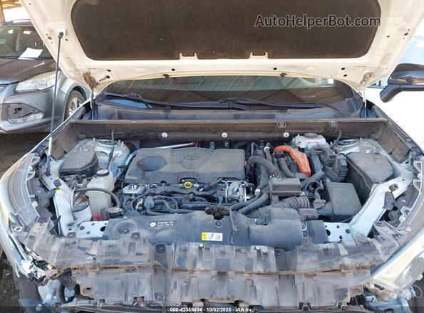 JTMEWRFV8KJ019310 2019 TOYOTA RAV4 HYBRID White Вид ззаду
