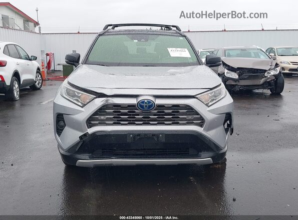 JTMEWRFV9KD512069 2019 TOYOTA RAV4 HYBRID Gray Vista del cuadro de instrumentos