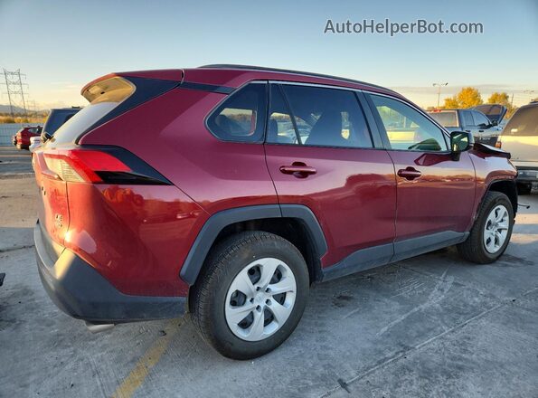 JTMF1RFV7LD053743 2020 TOYOTA LE Red უკანა მარჯვენა