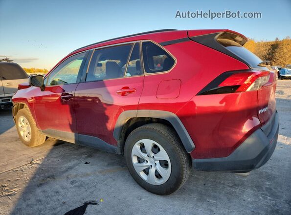 JTMF1RFV7LD053743 2020 TOYOTA LE Red უკანა მარცხენა