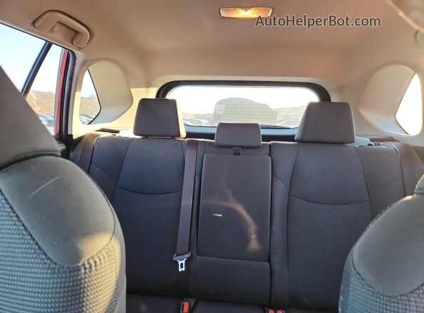 JTMF1RFV7LD053743 2020 TOYOTA LE Red უკანა სავარძლების ხედი