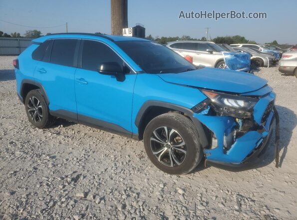 JTMH1RFV1LD057117 2020 TOYOTA LE Blue Передня права чверть