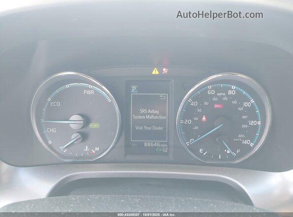 JTMJJREV2HD120574 2017 TOYOTA RAV4 HYBRID Silver Vista de los asientos traseros