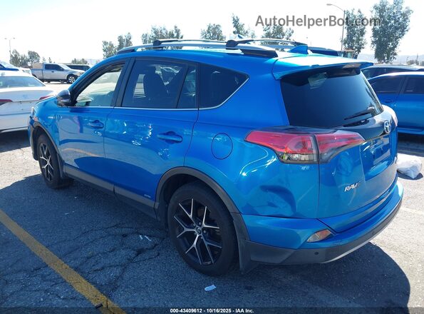 JTMJJREV7JD185815 2018 TOYOTA RAV4 HYBRID Синий Задняя левая четверть
