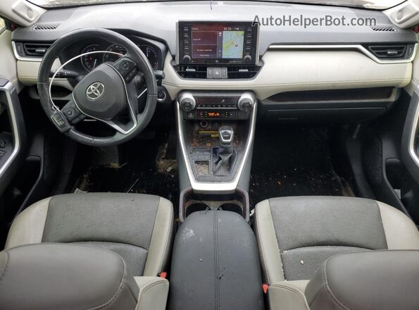 JTMY1RFV5LD520151 2020 TOYOTA LIMITED Burgundy Առջևի վահանակի տեսք