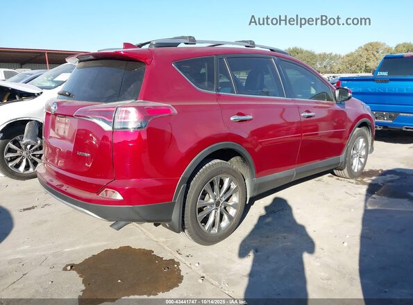 JTMYFREV0JD109126 2018 TOYOTA LIMITED Red 