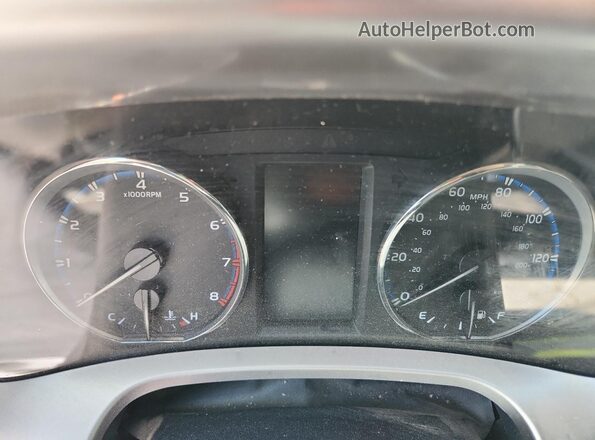 JTMYFREV9JJ201322 2018 TOYOTA LIMITED Gray Vista del cuadro de instrumentos