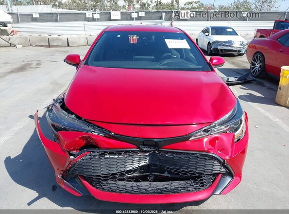 JTND4MBE4M3112533 2021 TOYOTA LL Red Вид щитка приладів