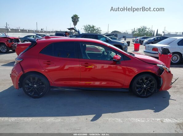 JTND4MBE4M3112533 2021 TOYOTA LL Red Вид задньої частини салону