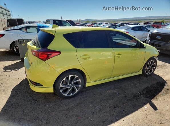 JTNKARJE2GJ511049 2016 TOYOTA SCION Yellow Задня права чверть