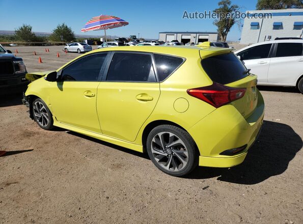 JTNKARJE2GJ511049 2016 TOYOTA SCION Yellow Задня ліва чверть