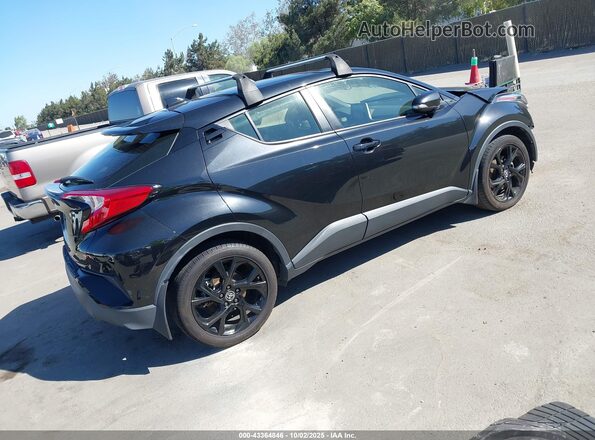 JTNKHMBX7M1129075 2021 TOYOTA C-HR Черный Задняя правая четверть