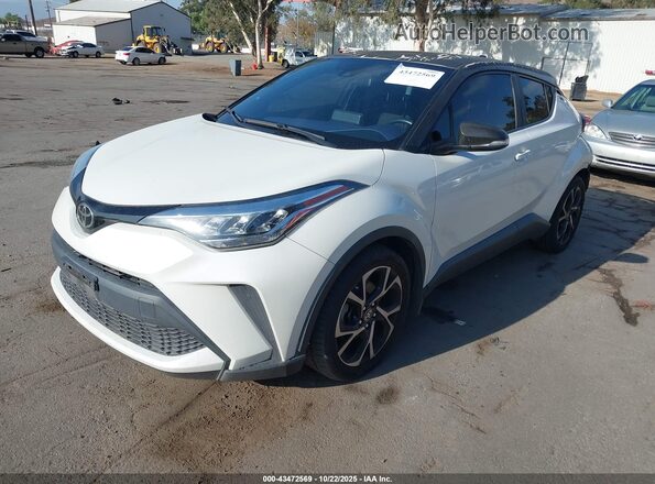 JTNKHMBX8L1083805 2020 TOYOTA LE White Առջևի ձախ երեք քառորդ տեսարան