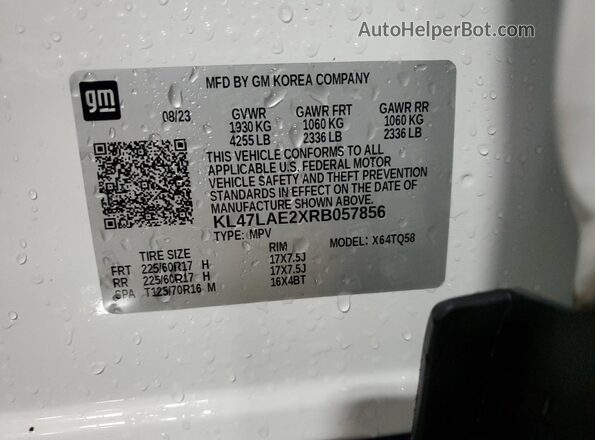 KL47LAE2XRB057856 2024 BUICK OTHER White Widok komory silnika