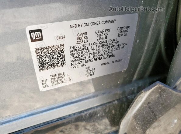 KL47LBE25RB158986 2024 BUICK OTHER Silver Շարժիչի բաժամունքի տեսք