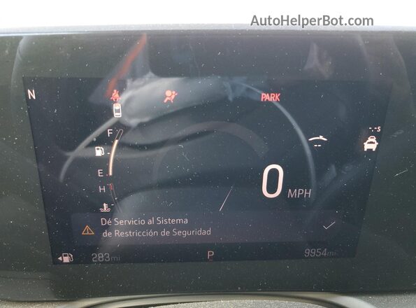 KL4AMESL5SB043408 2025 BUICK ENCORE Blue Instrument cluster view