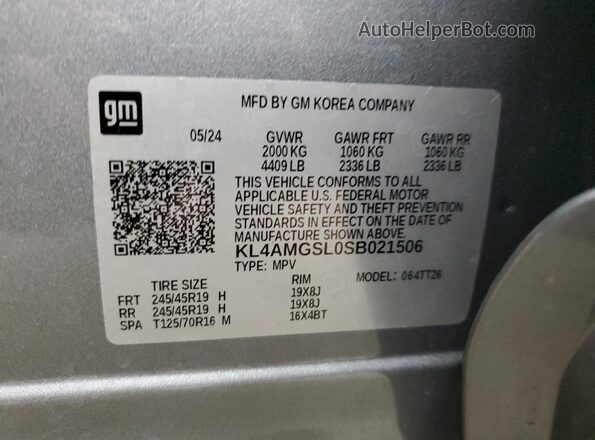 KL4AMGSL0SB021506 2025 BUICK ENCORE Silver 