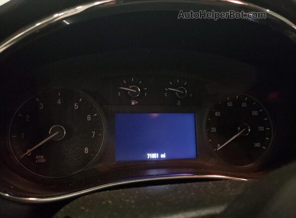 KL4CJ2SB8LB009911 2020 BUICK ENCORE White Instrument cluster view