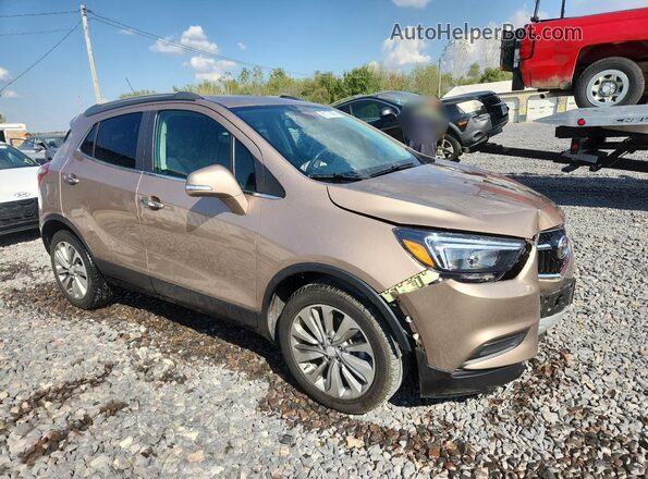 KL4CJASB1JB710376 2018 BUICK ENCORE Tan 