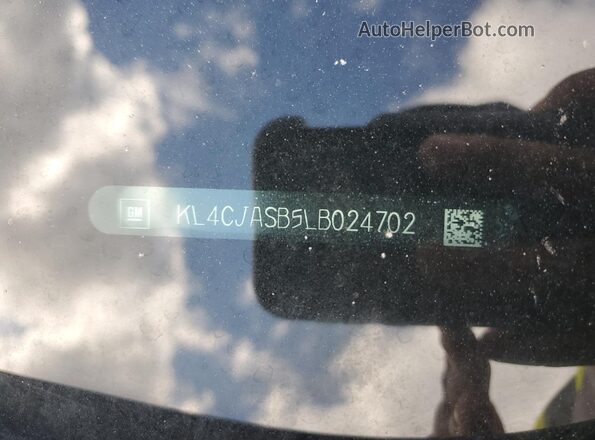 KL4CJASB5LB024702 2020 BUICK ENCORE Black VIN sticker view