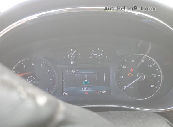 KL4CJASB5LB047378 2020 BUICK ENCORE Silver Instrument cluster view