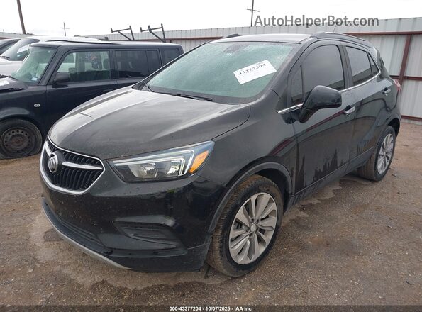 KL4CJASB5LB050698 2020 BUICK ENCORE Black Առջևի ձախ երեք քառորդ տեսարան