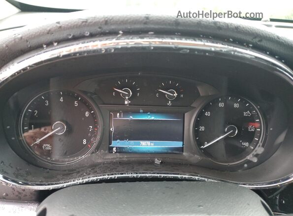 KL4CJASB8KB717357 2019 BUICK ENCORE White Widok zestawu wskaźników