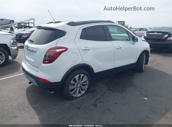 KL4CJASB8LB013838 2020 BUICK ENCORE Белый Задняя правая четверть