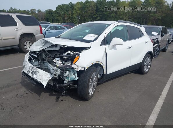 KL4CJASB8LB013838 2020 BUICK ENCORE Белый Передняя левая четверть