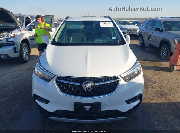 KL4CJASBXLB024811 2020 BUICK ENCORE White Instrument cluster view