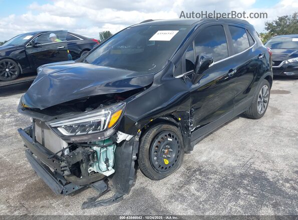 KL4CJCSB0LB055741 2020 BUICK ENCORE Black წინა მარცხენა ხედი სამი მეოთხედიდან