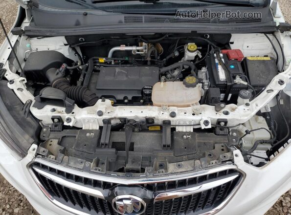 KL4CJESB3LB317490 2020 BUICK ENCORE White Engine compartment view