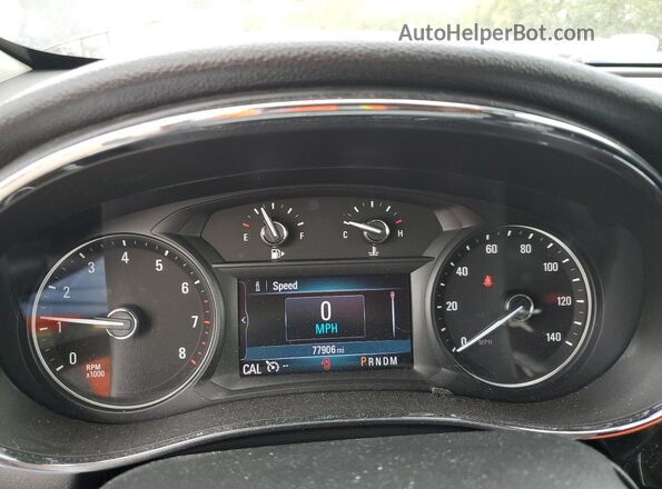 KL4CJGSB9LB070004 2020 BUICK ENCORE Black Widok zestawu wskaźników