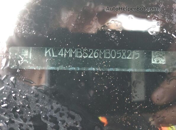 KL4MMBS26MB058215 2021 BUICK ENCORE Gray VIN sticker view