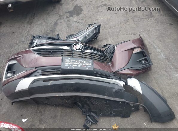 KL4MMBS27PB083421 2023 BUICK ENCORE Burgundy Instrument cluster view