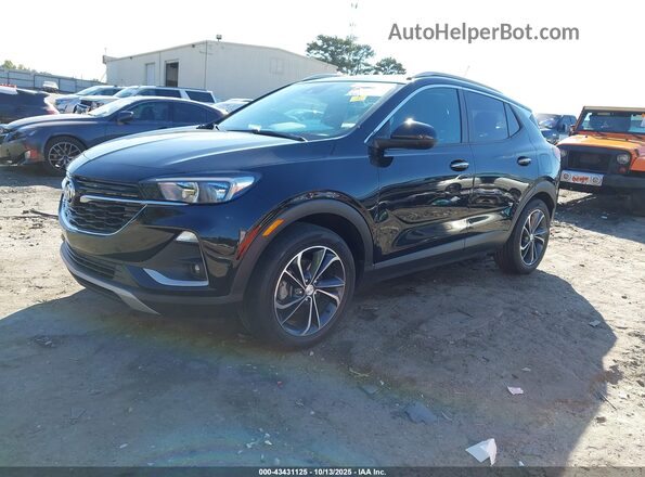 KL4MMDS24MB057690 2021 BUICK ENCORE Black წინა მარცხენა ხედი სამი მეოთხედიდან