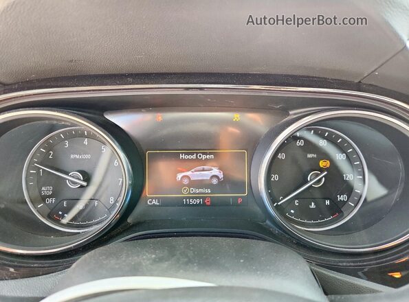 KL4MMDSL4NB049549 2022 BUICK ENCORE Серый Вид щитка приборов