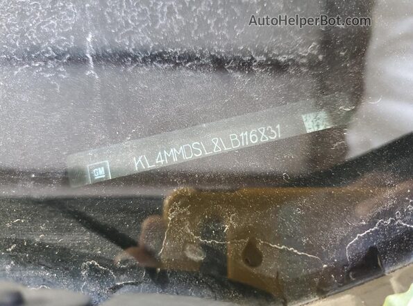 KL4MMDSL8LB116831 2020 BUICK ENCORE Black Engine compartment view