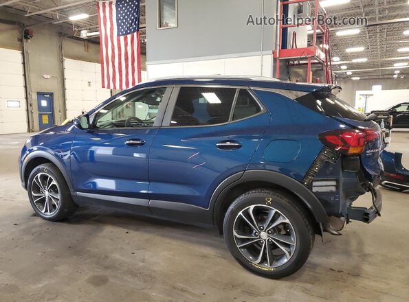 KL4MMESL7LB128314 2020 BUICK ENCORE Blue Задня ліва чверть