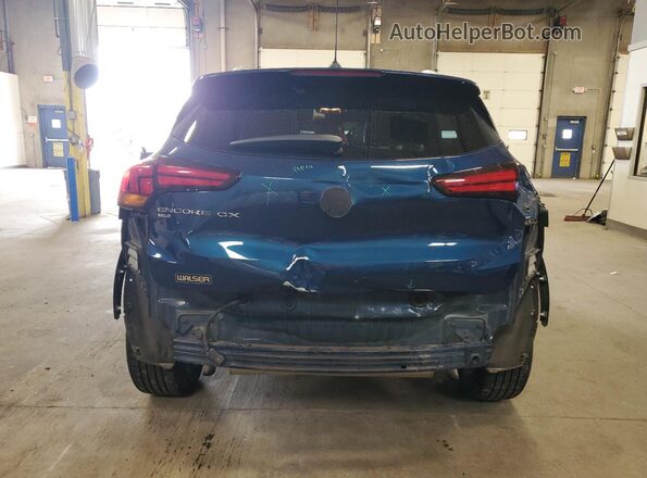KL4MMESL7LB128314 2020 BUICK ENCORE Blue Вид ззаду