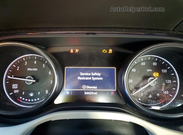 KL4MMFS27LB126480 2020 BUICK ENCORE Brown Вид щитка приладів