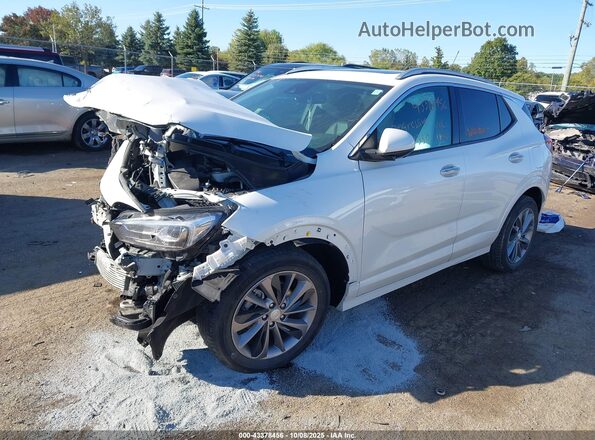 KL4MMFSLXLB124330 2020 BUICK ENCORE White Передня ліва чверть