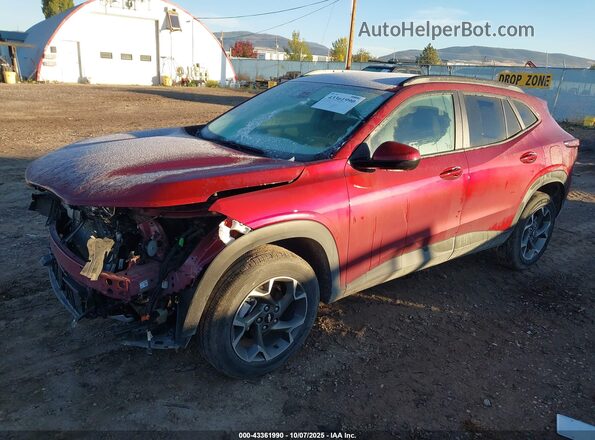 KL77LHE24RC236576 2024 CHEVROLET TRAX Red Przód lewy