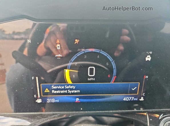 KL77LJEP1SC207836 2025 CHEVROLET TRAX Black ხელსაწყოთა პანელის ხედი