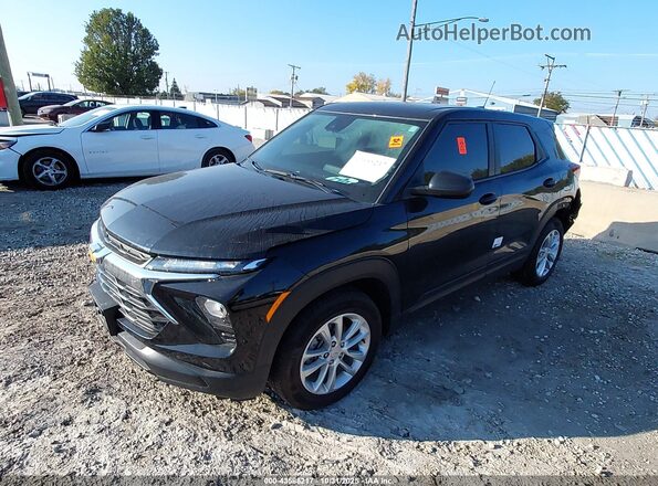 KL79MMS25RB073509 2024 CHEVROLET TRAILBLAZER Black Vista tres cuartos delantera izquierda