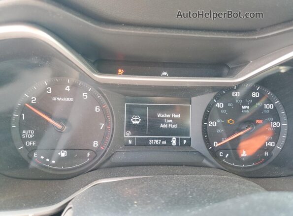 KL79MMS26MB014770 2021 CHEVROLET TRAILBLAZER Red Вид щитка приладів