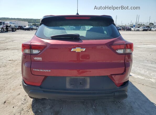 KL79MMS26MB014770 2021 CHEVROLET TRAILBLAZER Red Вид ззаду