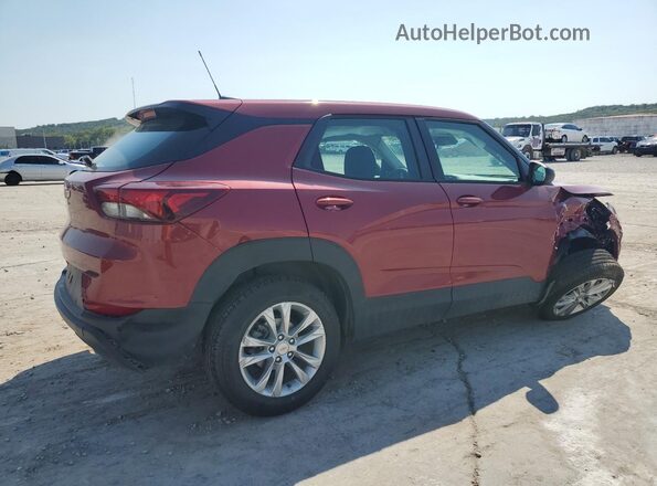 KL79MMS26MB014770 2021 CHEVROLET TRAILBLAZER Red Задня права чверть