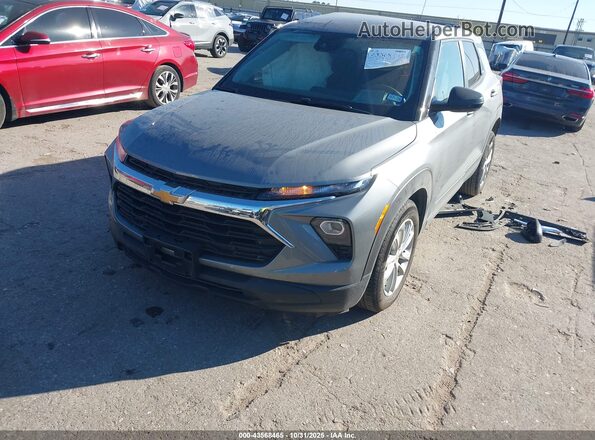 KL79MMSL7RB136263 2024 CHEVROLET TRAILBLAZER Gray Передня ліва чверть